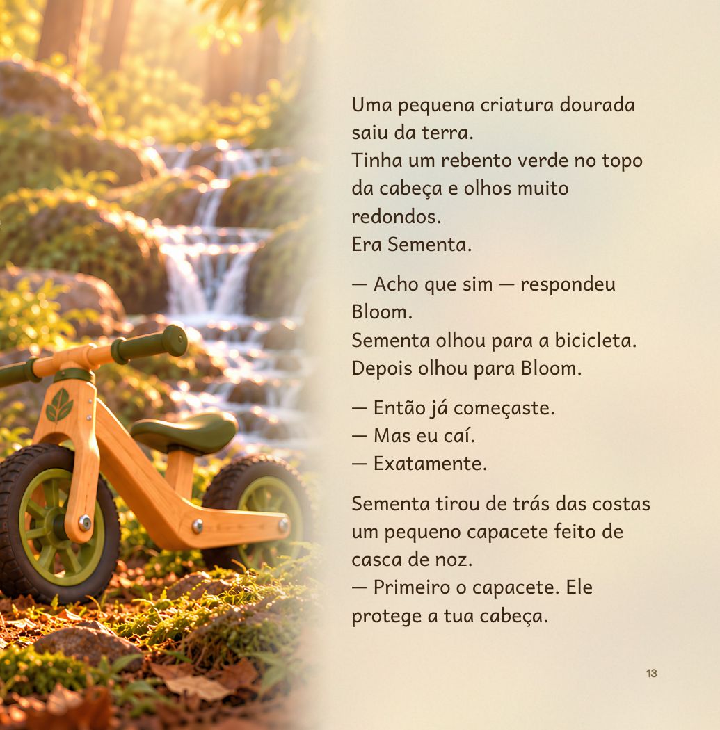 Sementa aparece, texto